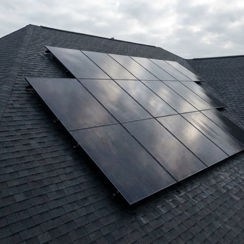 Premium residential solar installation on Florida home